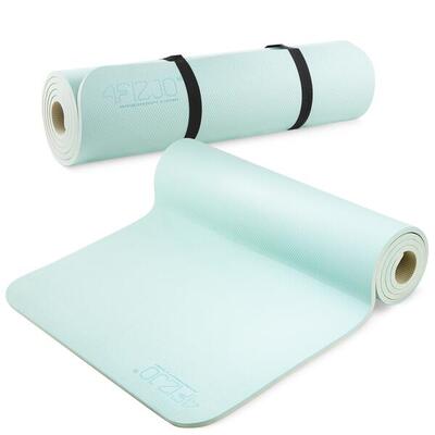 Yogamat fitness tpe antislip pilates stretching ultradun 180x60x0,6cm 4fizjo
