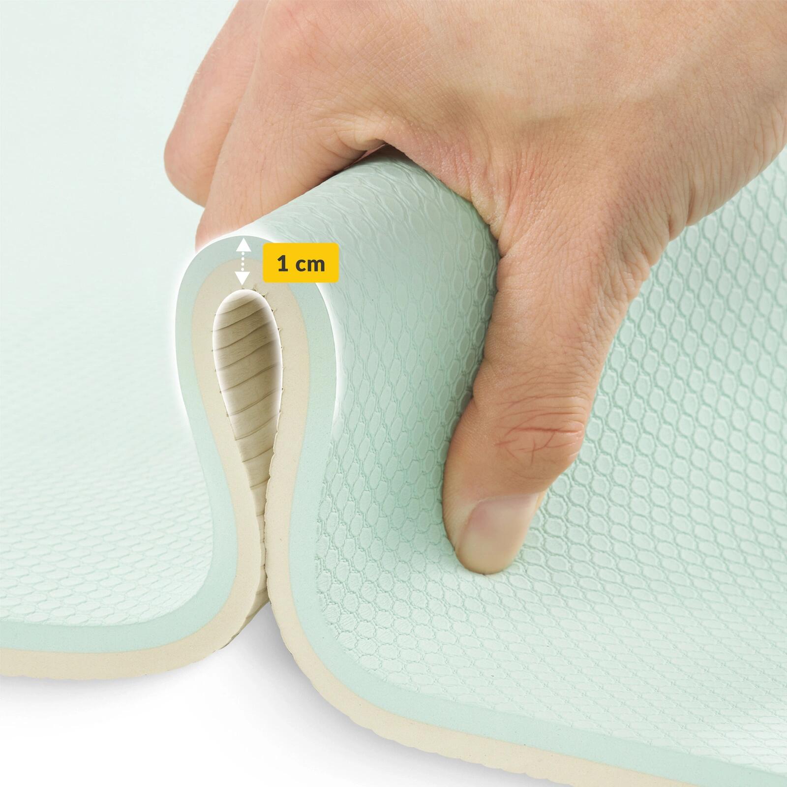 Yogamatte TPE 1cm Rutschfest Gymnastikmatte 180x60 Gelenkschonend 4FIZJO 6/7