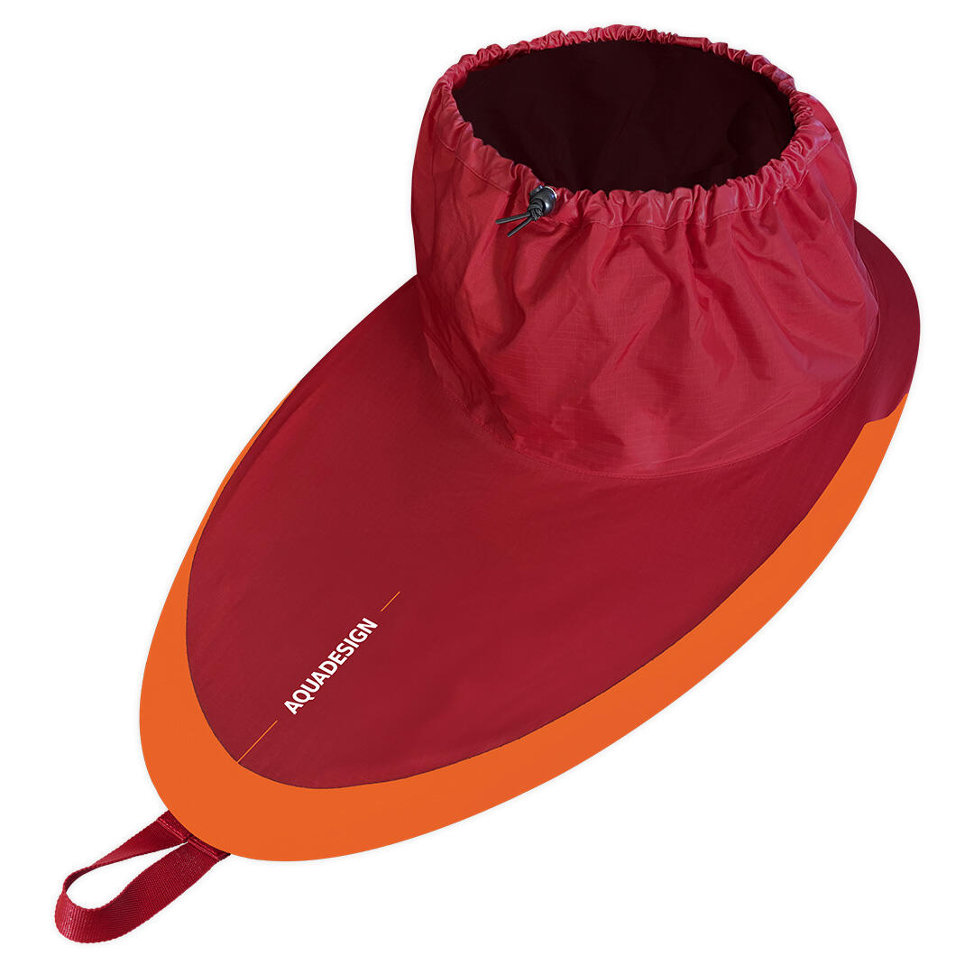 Aquadesign - Jupe De Kayak Réglable En Nylon Ripstop - Java - Jupe De Kayak - Rouge - Decathlon