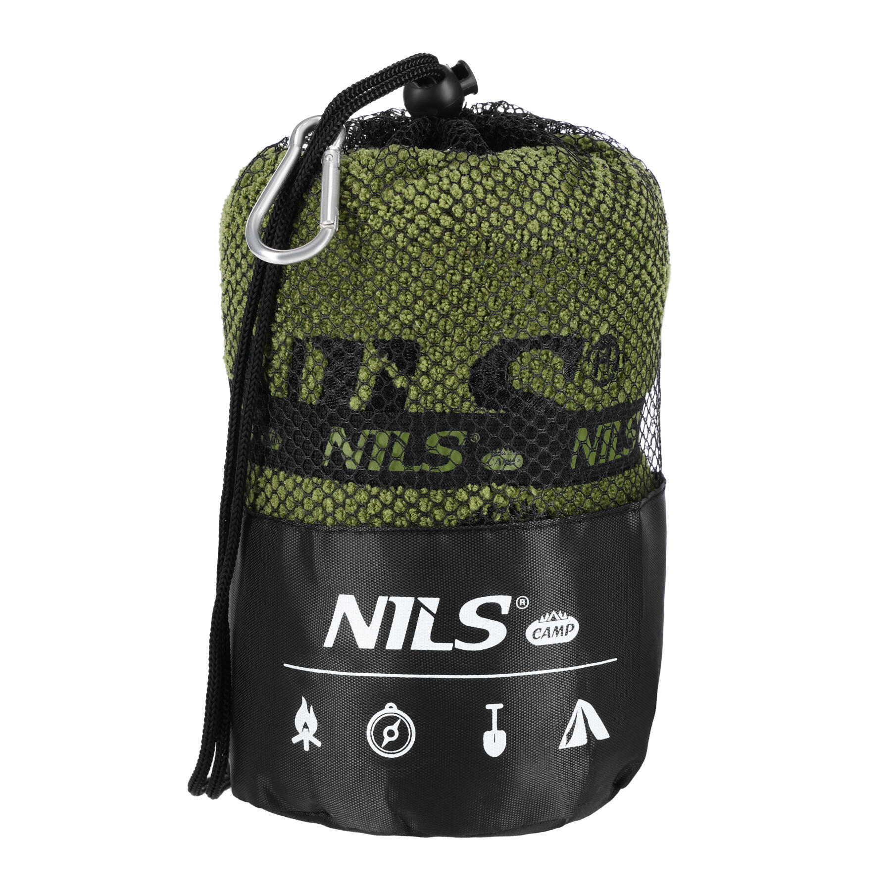 Mikrofaser- Handtuch KHAKI NCR15 120x60 cm NILS CAMP 7/7