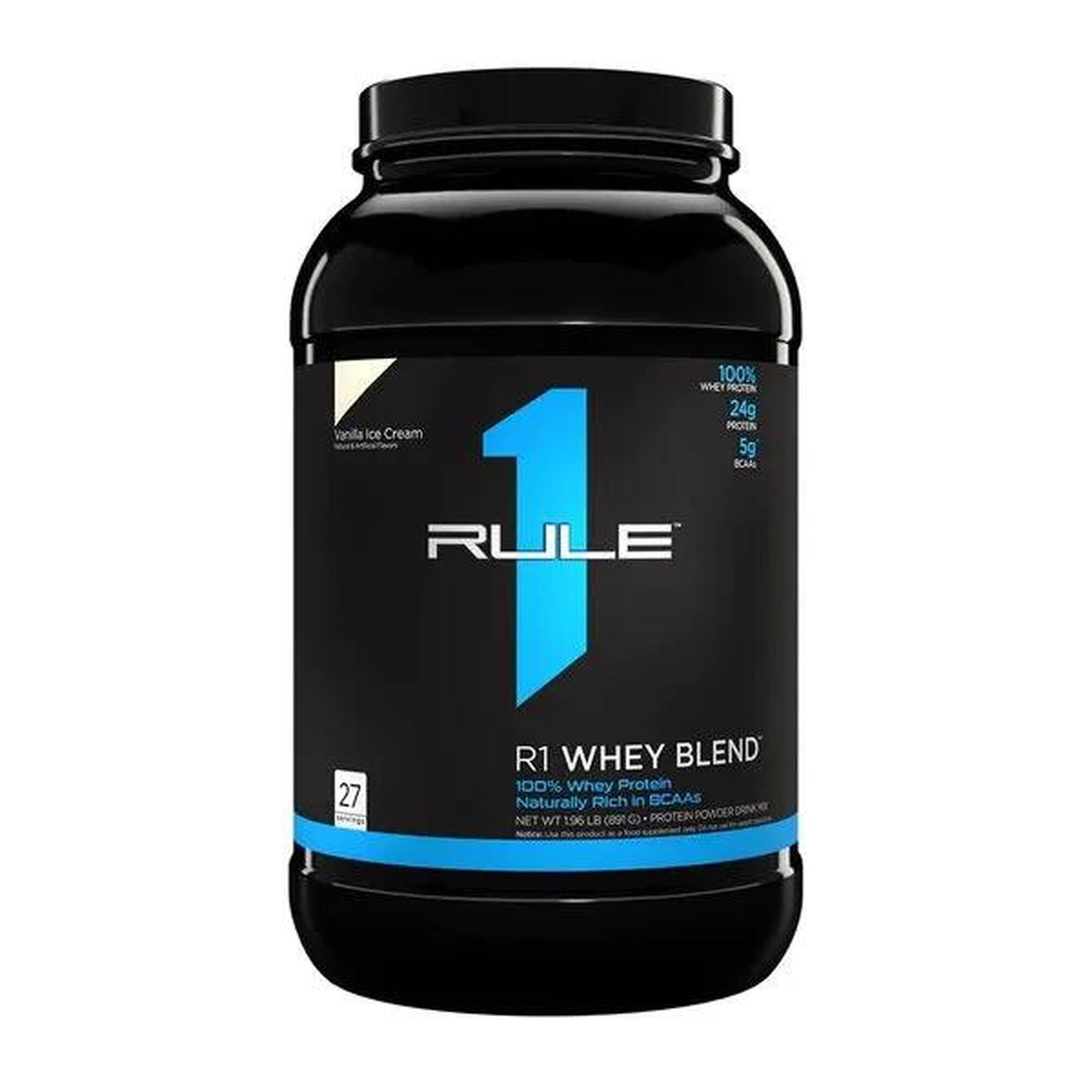 Rule1 - Rule1 R1 Whey Protein (2lbs) Vanilla Ice Cream - Protéines - Whey Protéine - Decathlon