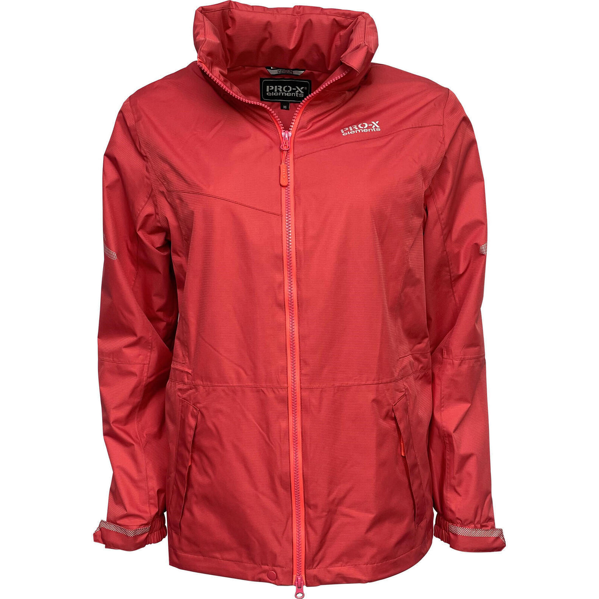 Pro-x Elements - Veste Fonctionnelle Femme Vroni Rouge Canneberge - Coupe-pluie - Rouge - Decathlon