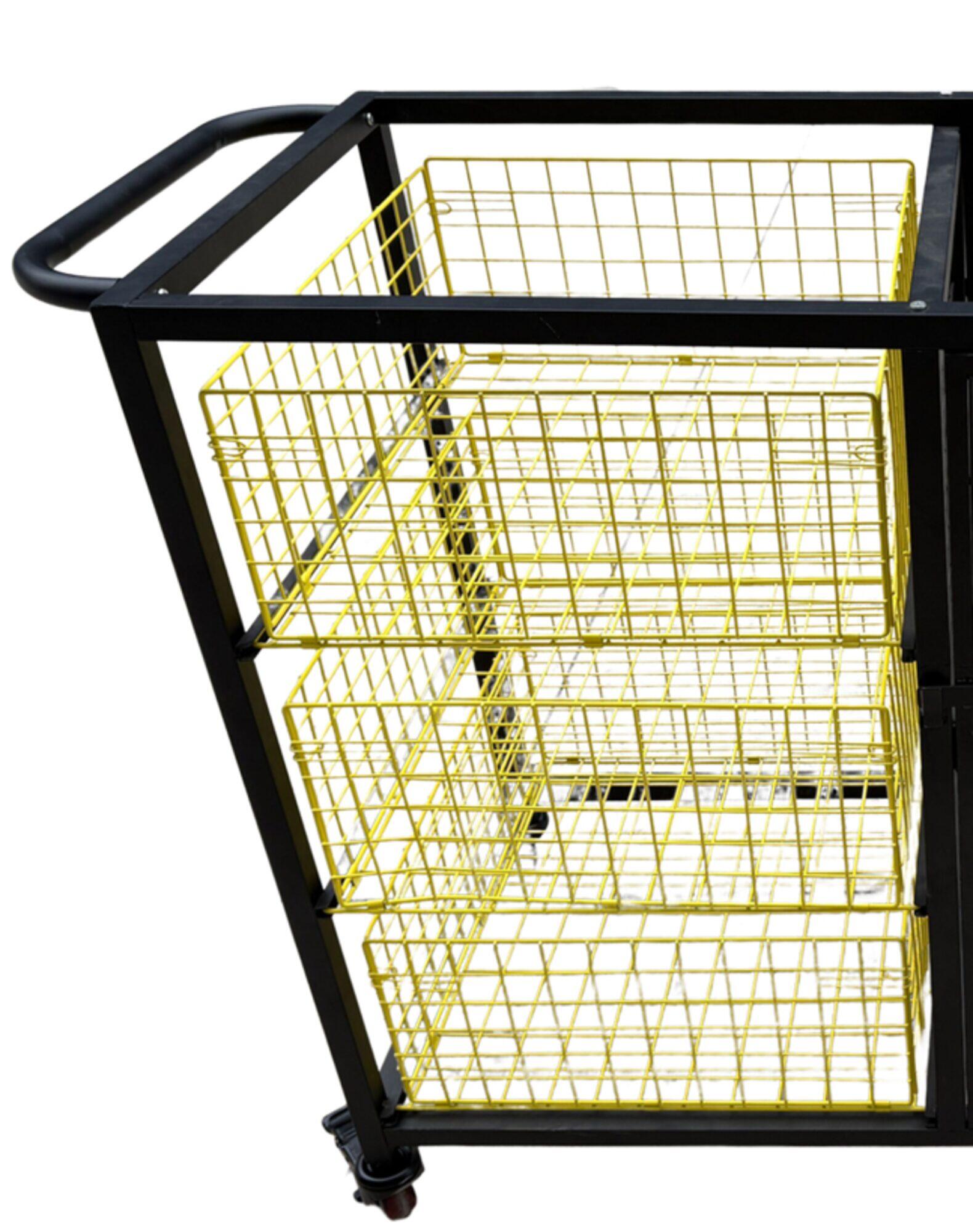 Wózek magazynowy na kółkach - 1080 x 520 x 940 mm