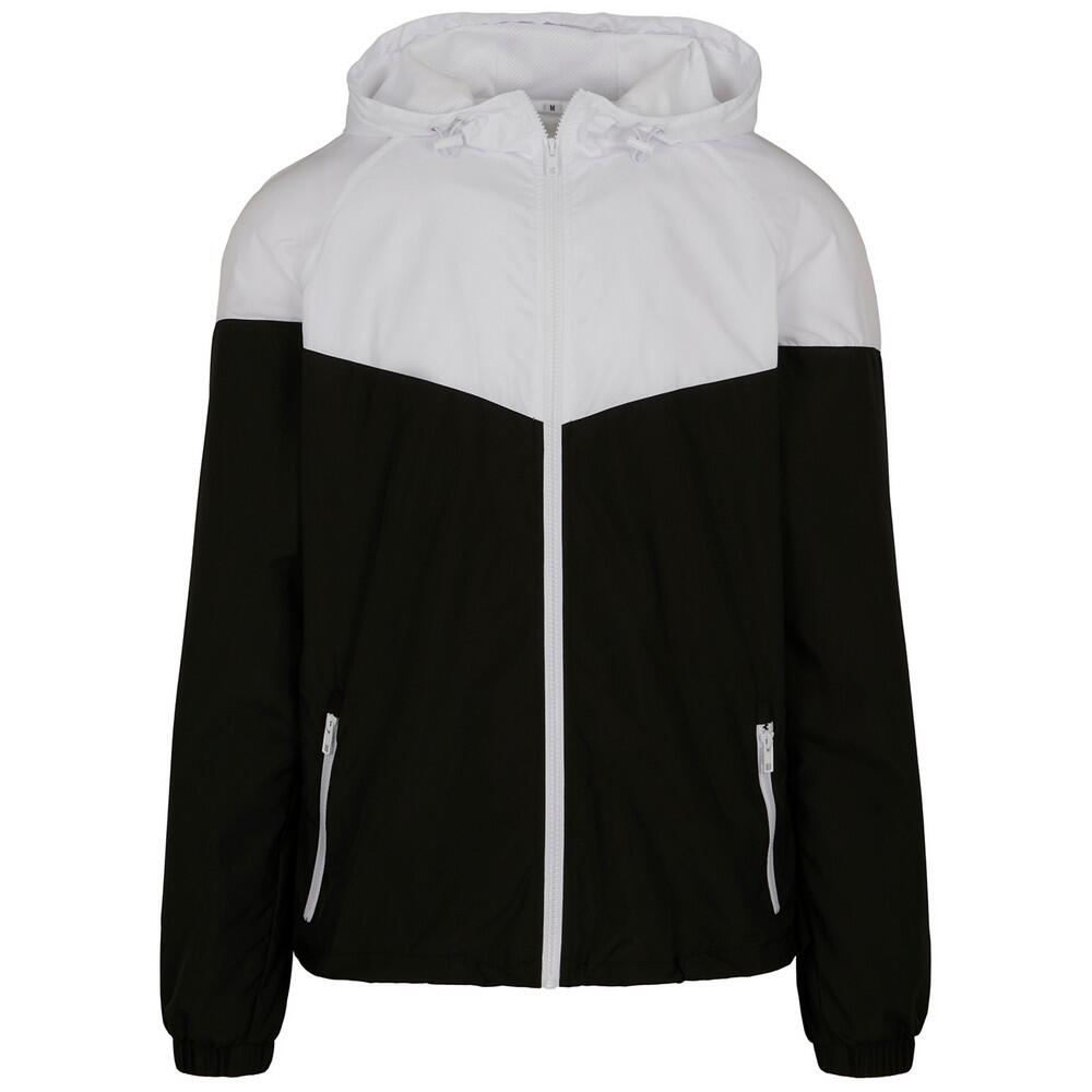 Build Your Brand Mens Tech Two Tone Jacket