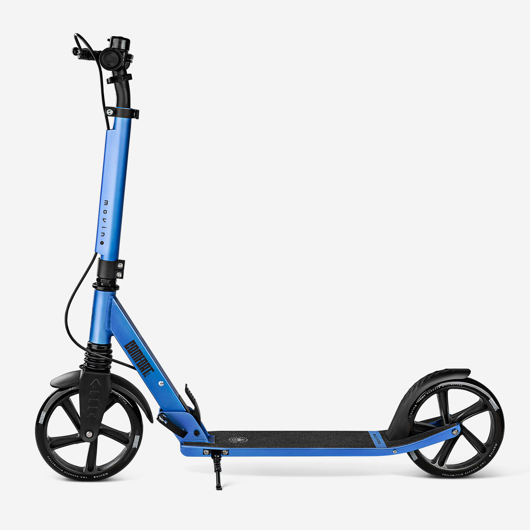 City-Roller Scooter Movino Comfort+ für Kinder, Jugendliche und Erwachsene Blau 3/8