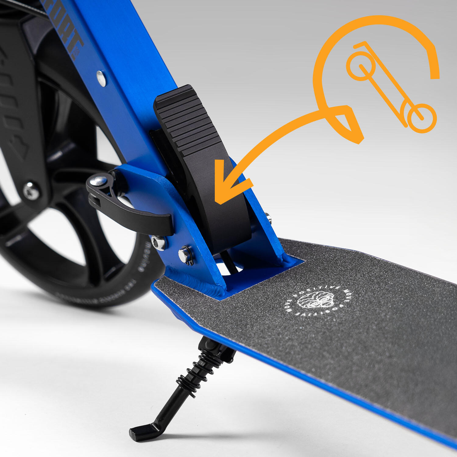 City-Roller Scooter Movino Comfort+ für Kinder, Jugendliche und Erwachsene Blau 7/8