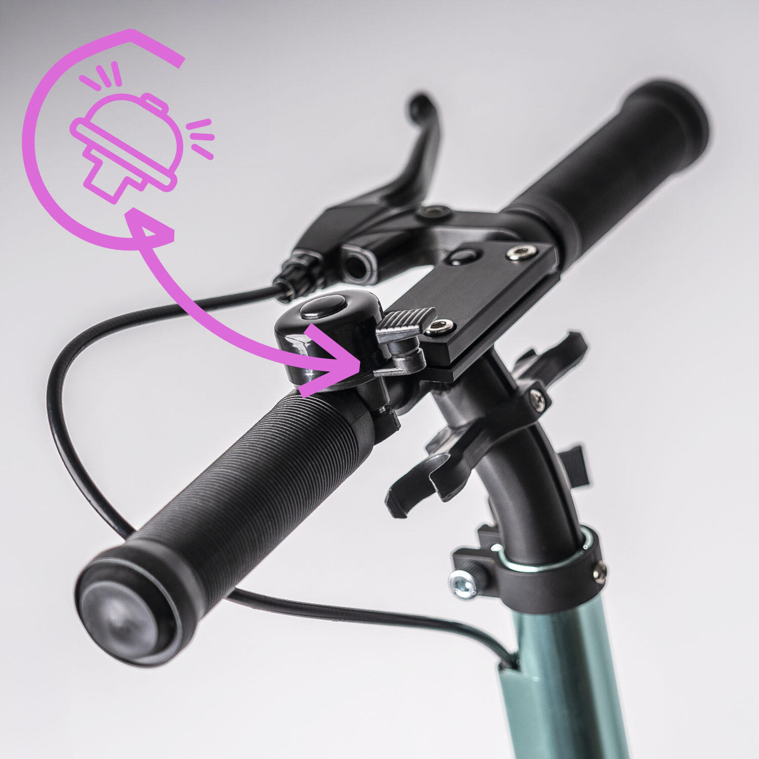 Movino Comfort+ scooter urbano para niños, jóvenes y adultos, menta 6/8