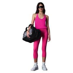 Legging corsaire jersey stretch rose — taille mi-haute