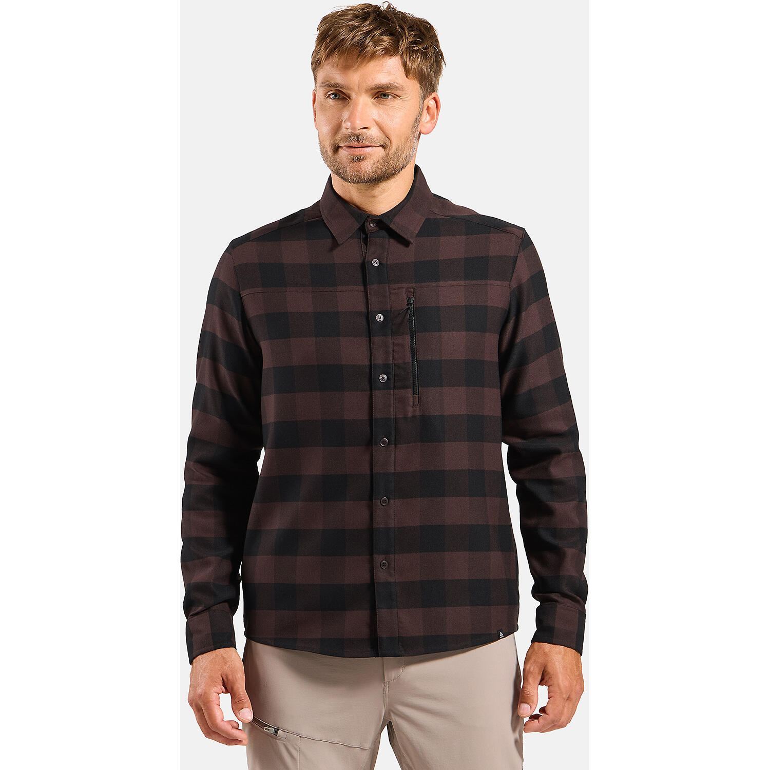 Chemise de Sport Odlo HALDEN CHECK, Manches Longues 3/6