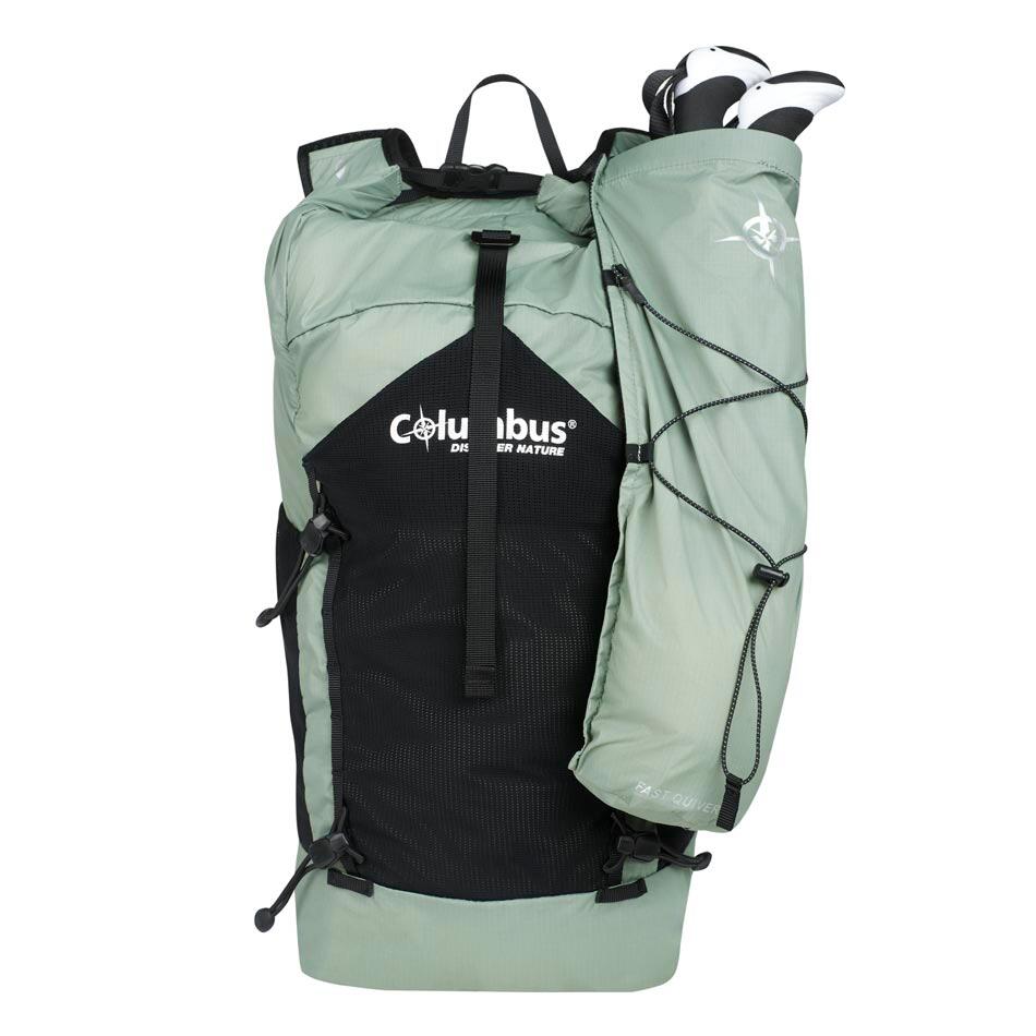 Étui pour les bâtons Columbus Fast Poles Quiver Vert et Noir 5/6