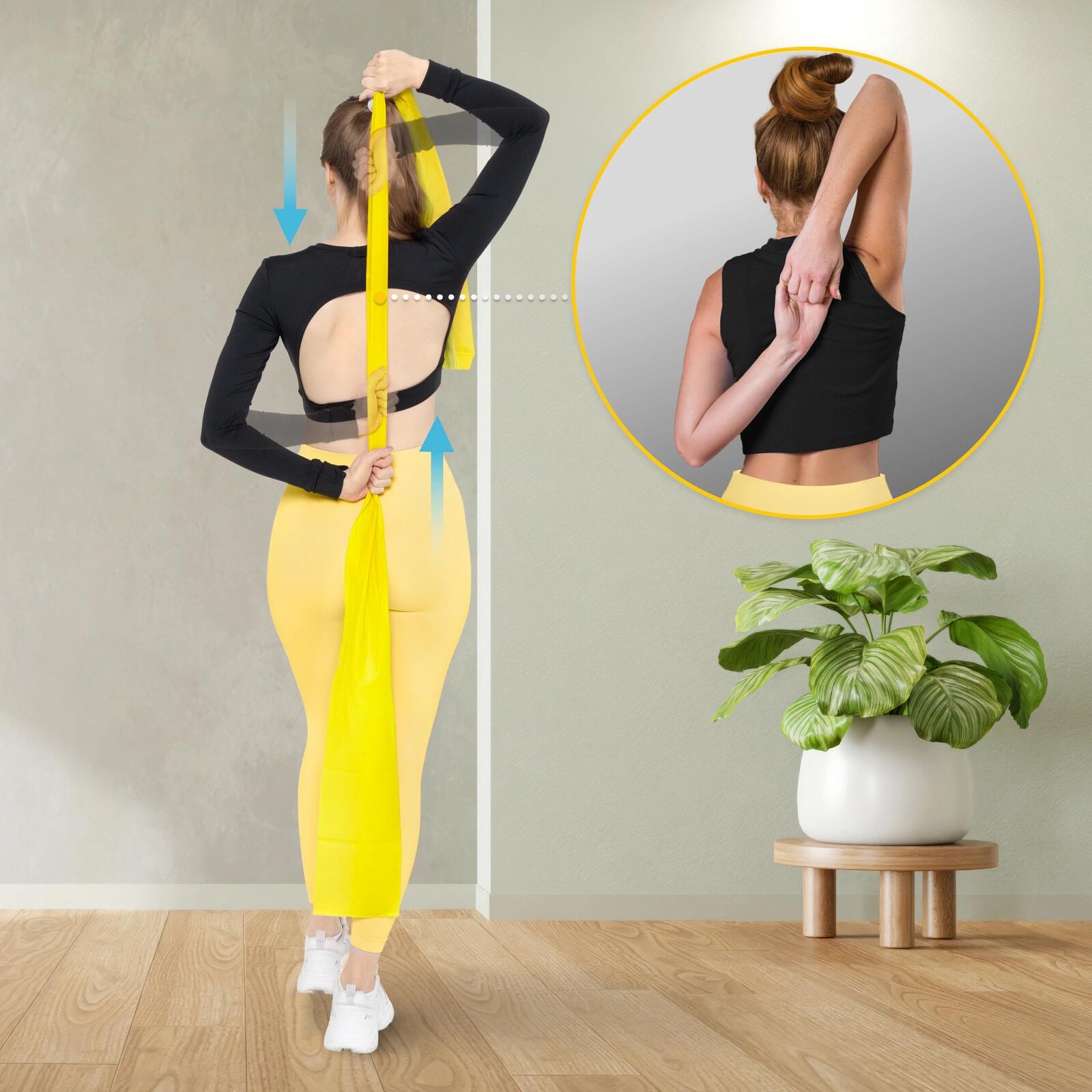 Weerstandsband 2M latex fitness fysiotherapie revalidatie 4FIZJO FLAT BAND 6/7