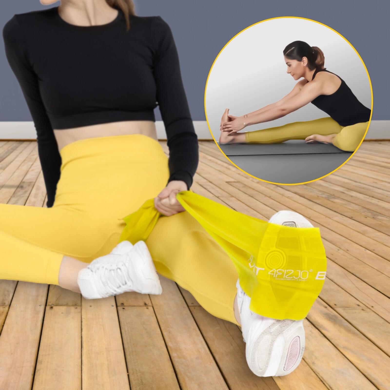 Weerstandsband 2M latex fitness fysiotherapie revalidatie 4FIZJO FLAT BAND 7/7