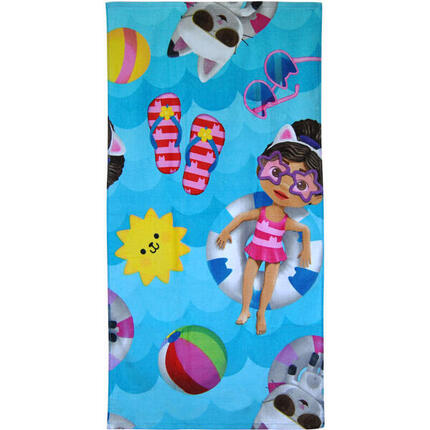 Serviette de bain cotton enfant Kids Licensing Gabbys Dollhouse