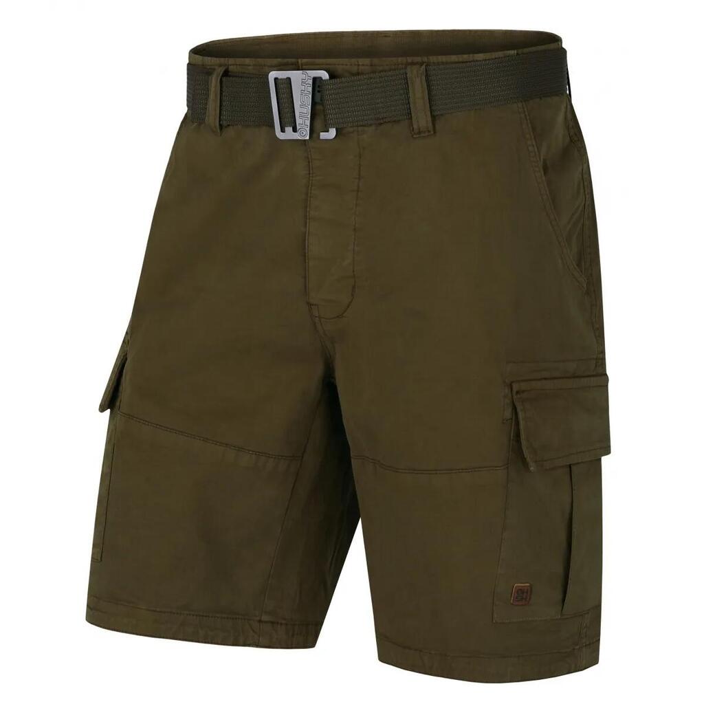 Ropy Men's Short Cotton Hiking Pants - Khaki Green