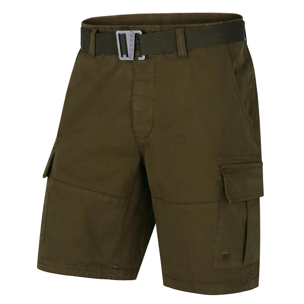 Husky - Short De Randonnée En Coton Pour Homme Ropy – Vert Kaki - Short - Vert - 56 3xl - Decathlon