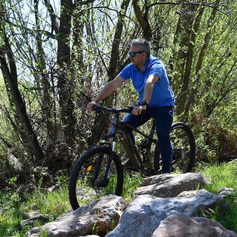 UB400B | E-Bike Munte Suspensie Completă | Până la 140 km | Gri | 29"