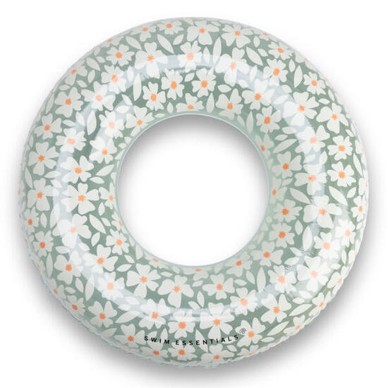 Schwimmring 90cm Green Flowers