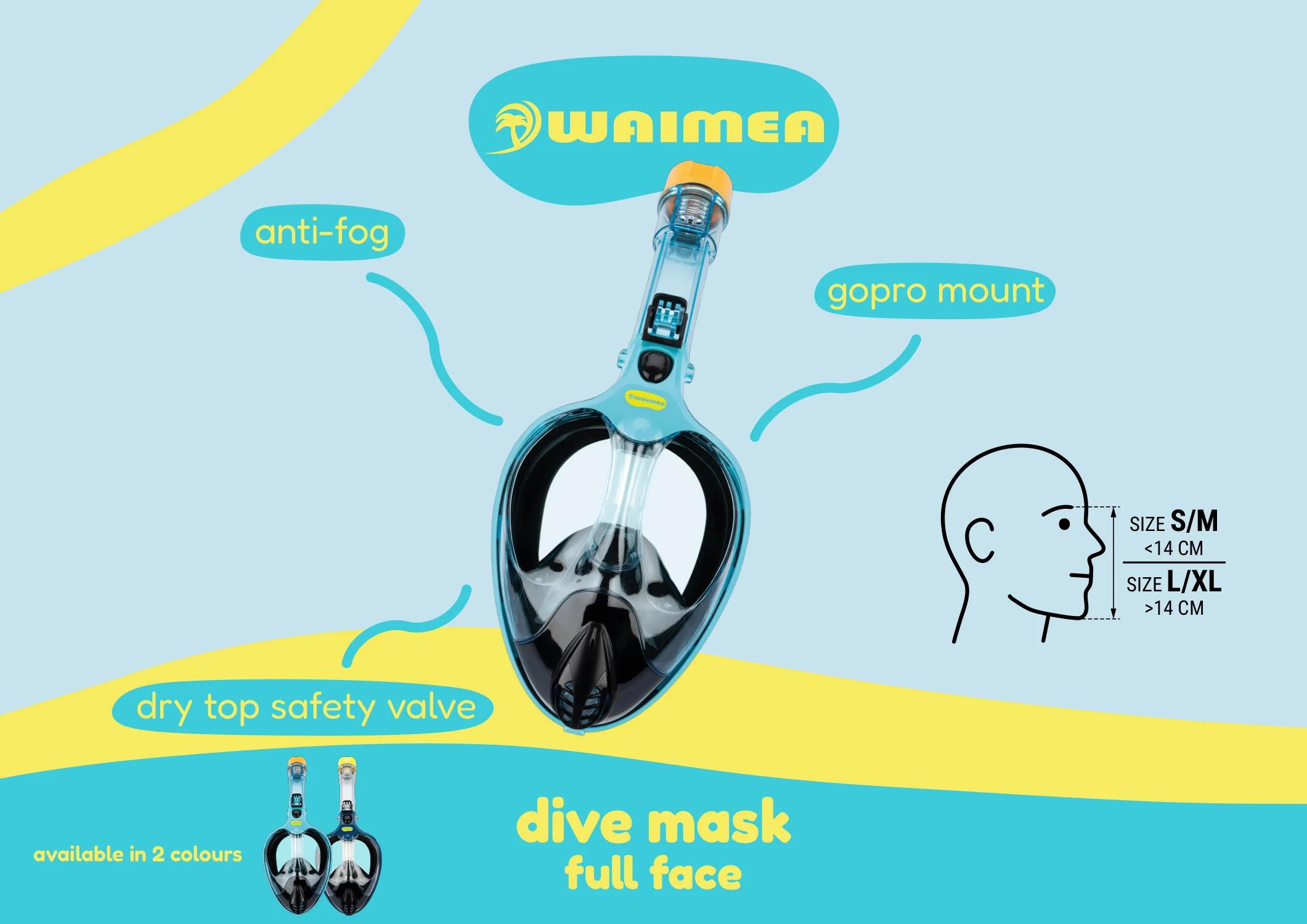 Masque de plongée Waimea® Kaipo 4/4