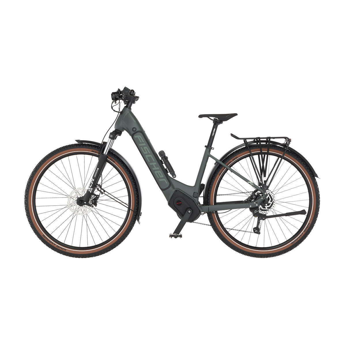 FISCHER BIKE FISCHER TERRA T100 E-Bike - green, 28, RH 43 cm, 711