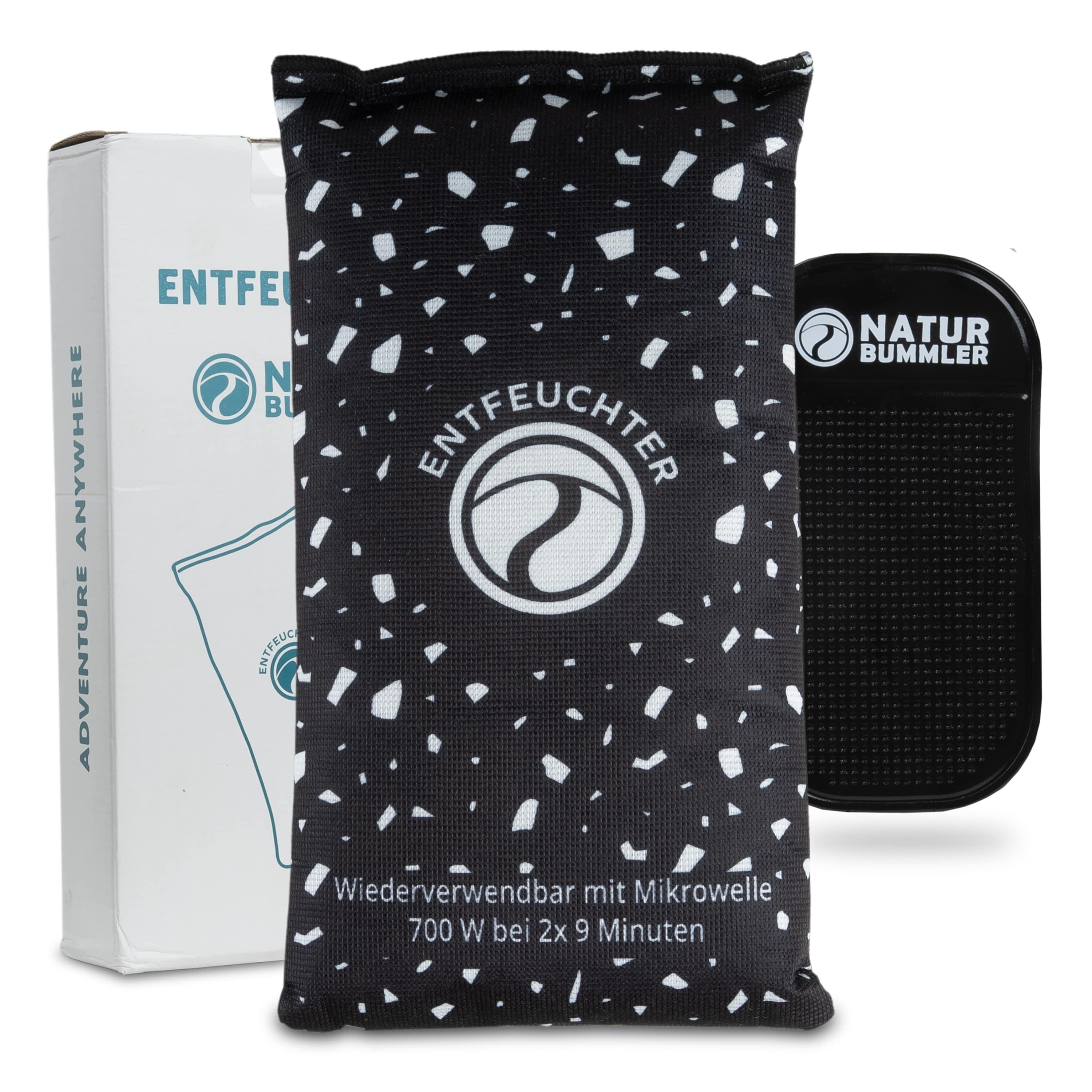 NATURBUMMLER Naturbummler ® Luftentfeuchter XL 1kg [Wiederverwendbar & Effektiv]