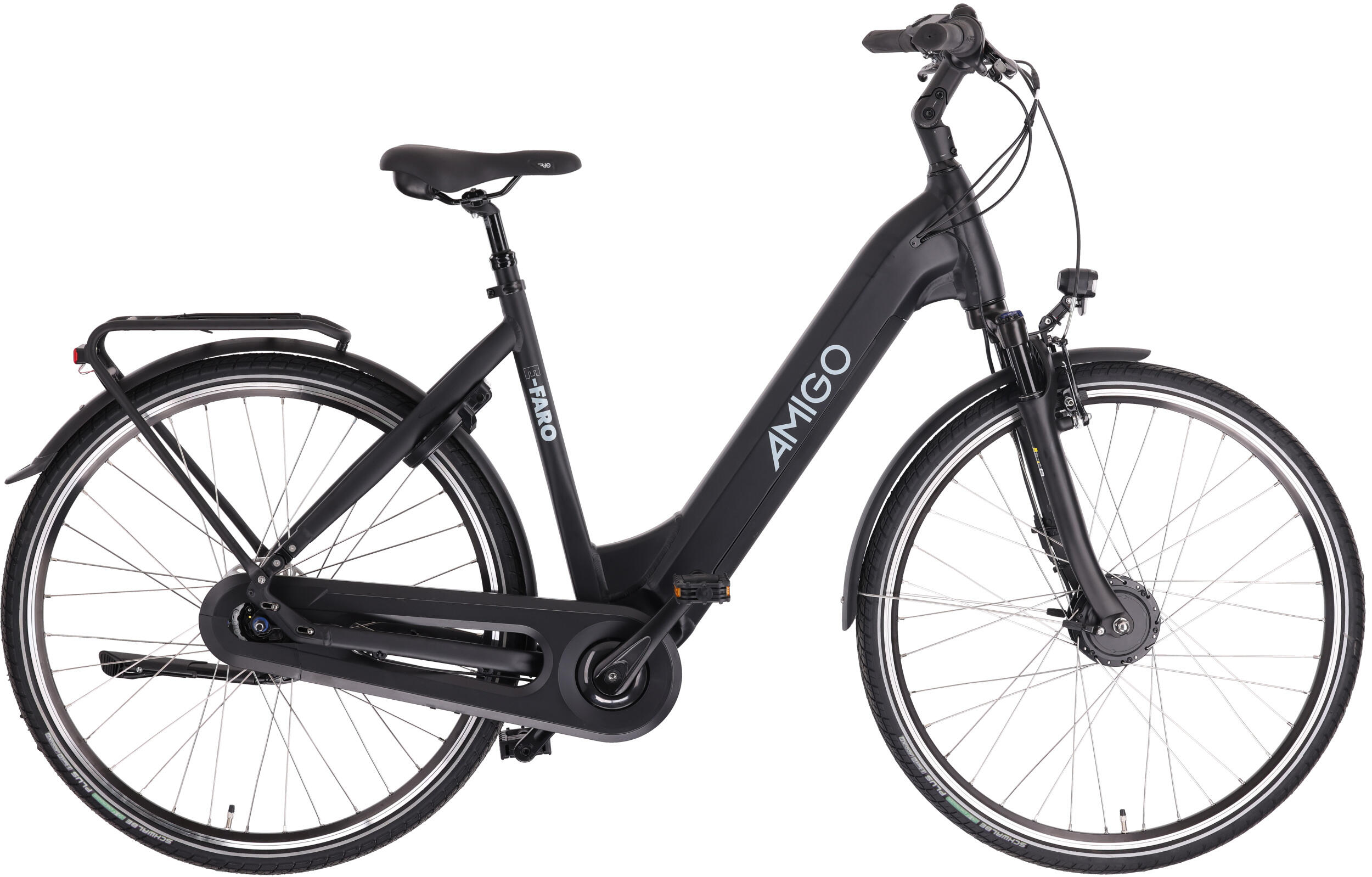AMIGO AMIGO Elektrische Stadsfiets E-Faro S3 28 Inch 53 cm Dames 7V Rollerbrake