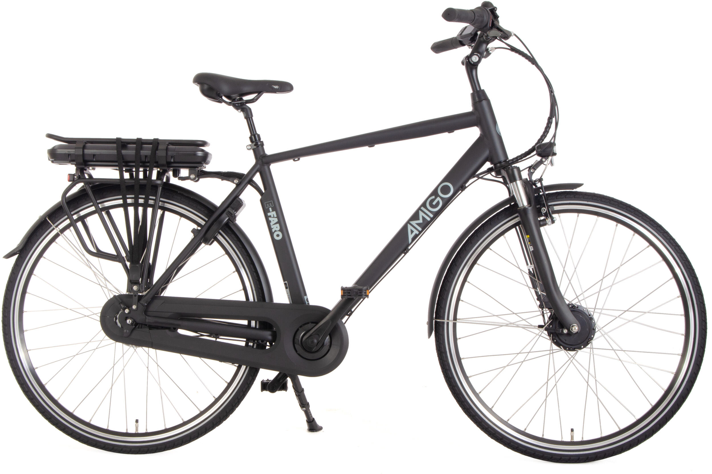 AMIGO AMIGO Elektrische Stadsfiets E-Faro S2 28 Inch 53 cm Heren 7V Rollerbrake