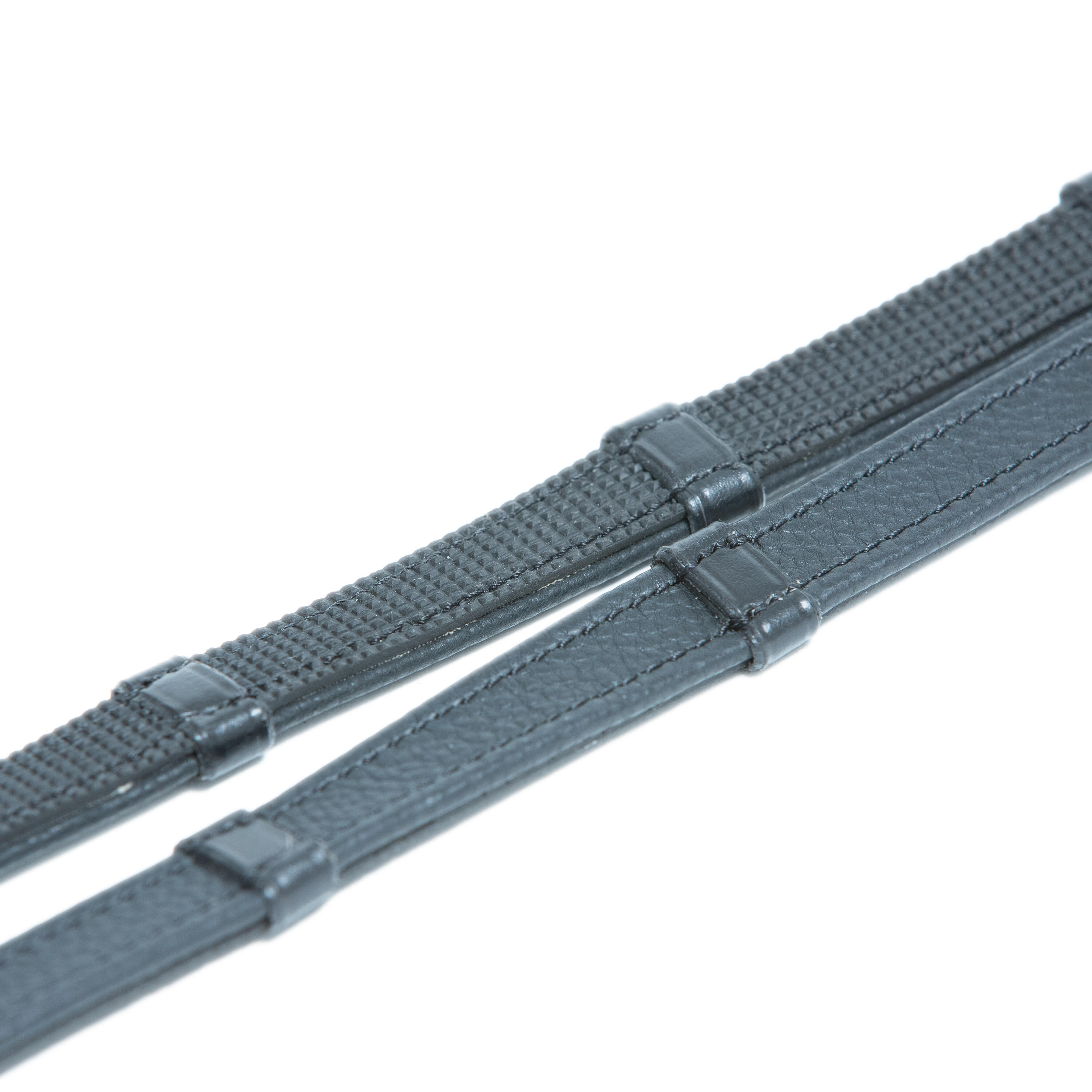 135 Cm, Nero: Sottopancia Pararamponi Modello Butterfly In Cuoio Con Estremit&agrave; Elastiche