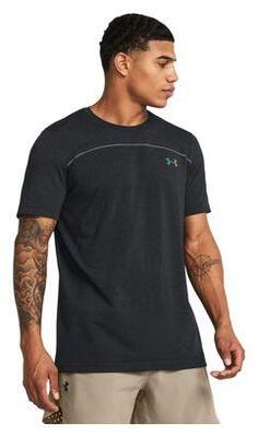 Under armour vanish elite seamless wordmark short sleeve jersey zwart heren