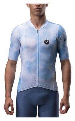 Lebram izoard aero jersey met korte mouwen blauw