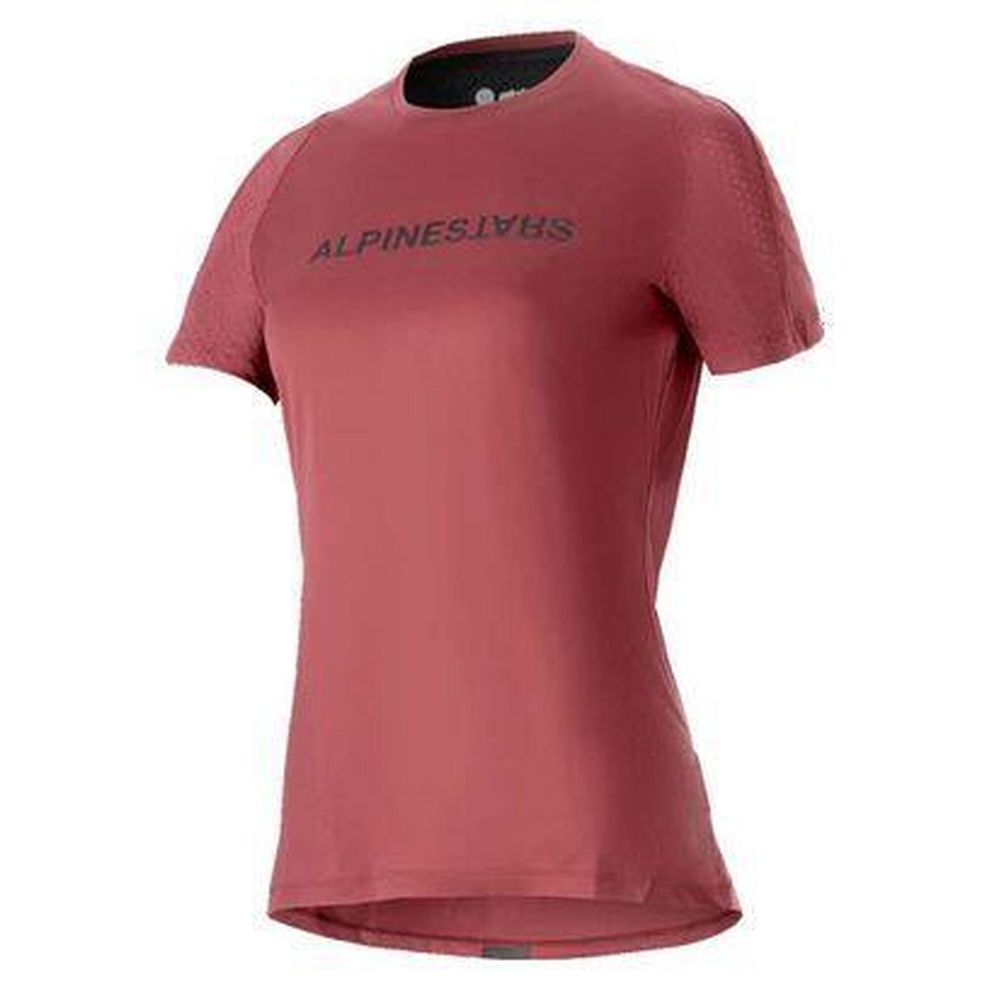 Maillot Manches Courtes Femme Alpinestars Stella A-Dura Dri Switch Bordeaux
