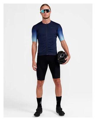 Craft Adv Aero Short Sleeve Jersey Navy Light Blue 3/4