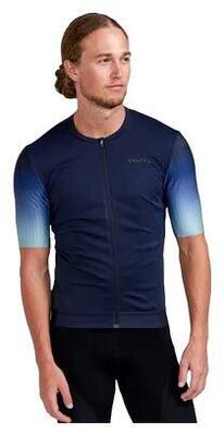 Craft adv aero short sleeve jersey navy light blue