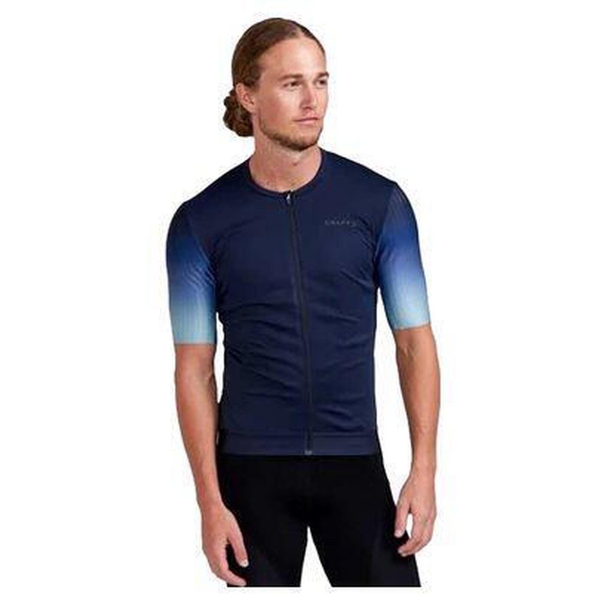 Maillot manches courtes Craft Adv Aero Bleu marine Bleu clair