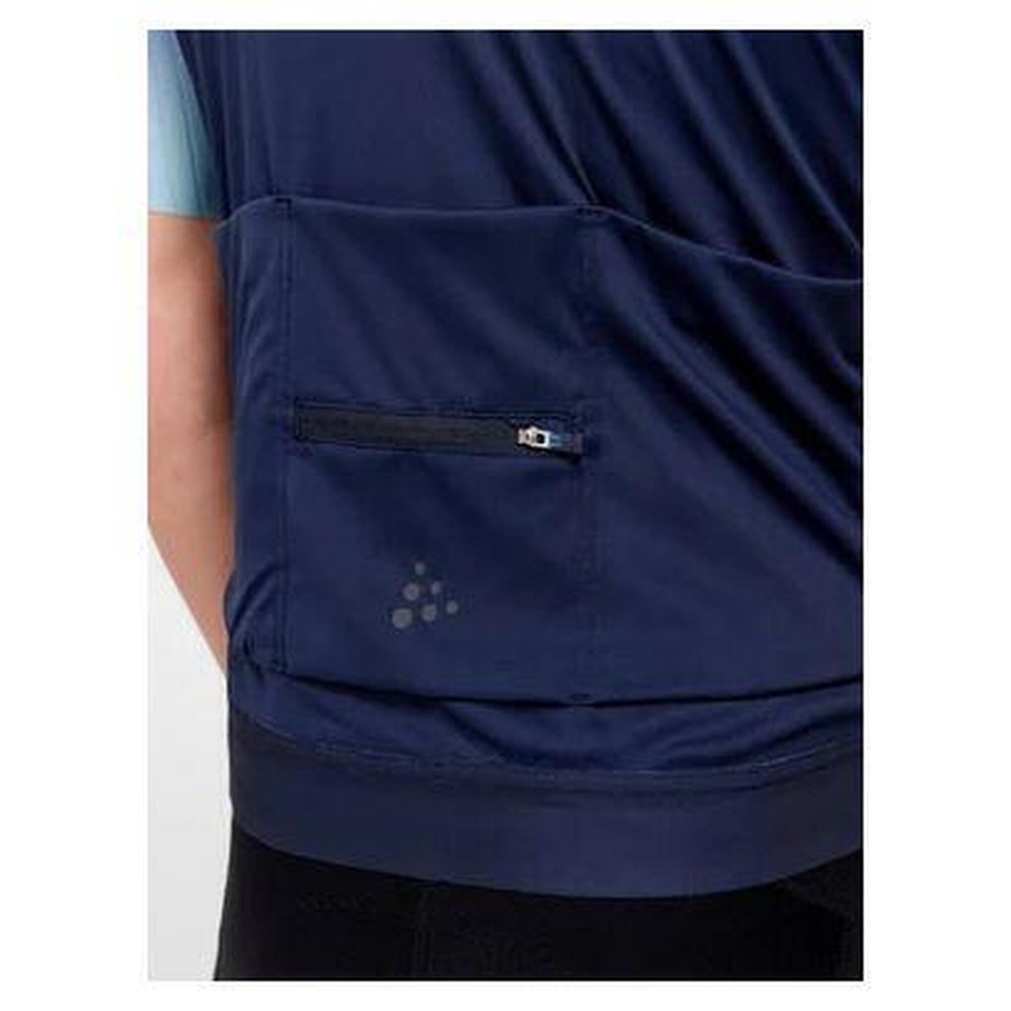 Maillot manches courtes Craft Adv Aero Bleu marine Bleu clair