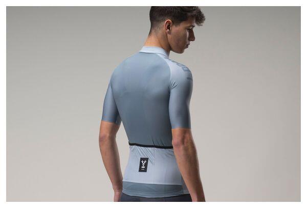 LeBram Glières Short Sleeve Jersey Blue Grey 5/7