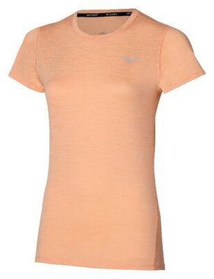 Maillot de manga corta Mizuno Impulse Core Coral para mujer