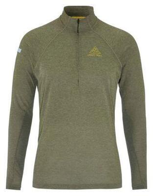 Craft adv subz wool 3 khaki heren lange mouw top