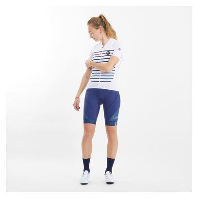 Maillot Manches Courtes Femme LeBram Ventoux Édition Limitée Blanc Bleu Bordeaux 7/7