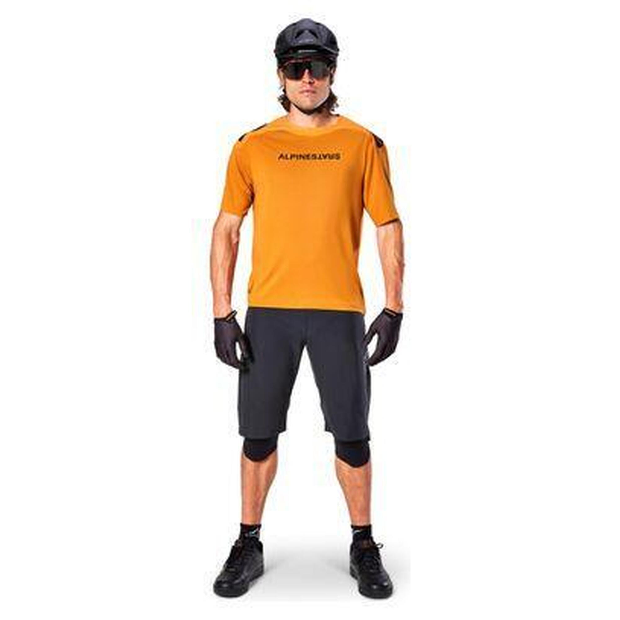 Maillot Manches Courtes Alpinestars A-Aria Polartec Switch Jaune