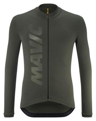 Maillot Manches Longues Mavic Aksium Thermo Vert 1/2