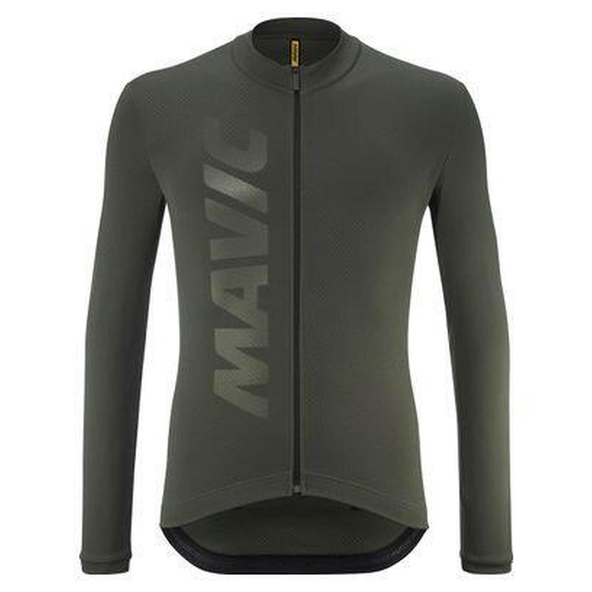 Mavic - Maillot Manches Longues Mavic Aksium Thermo Vert - Maillot Manches Longues - Vert - 42 M/l - Decathlon