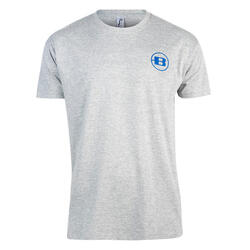 Bergara Stamp Te-Shirt gris chiné Unisexe-2XL