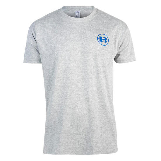 Bergara Stamp Te-Shirt gris chiné Unisexe-2XL