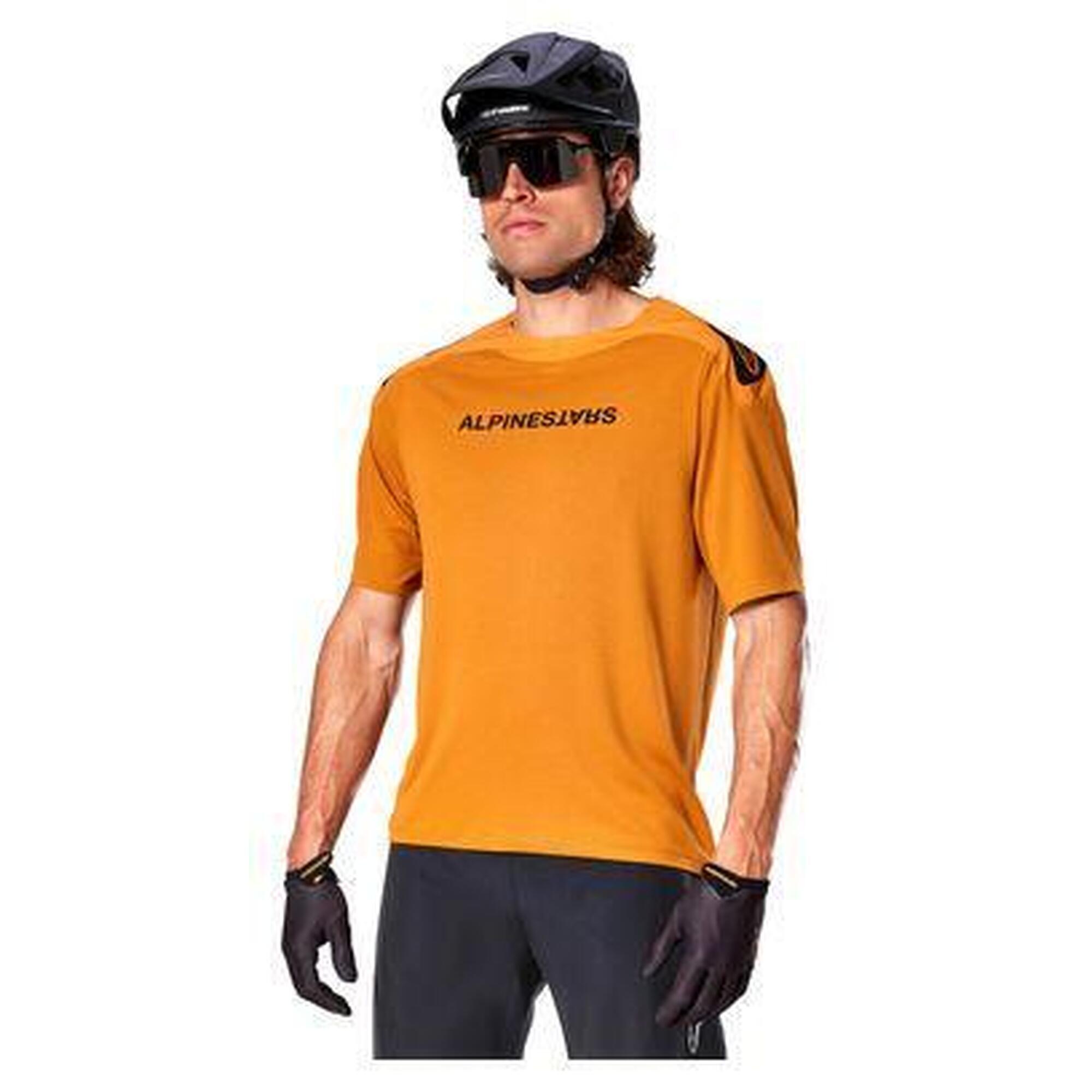 Maillot Manches Courtes Alpinestars A-Aria Polartec Switch Jaune