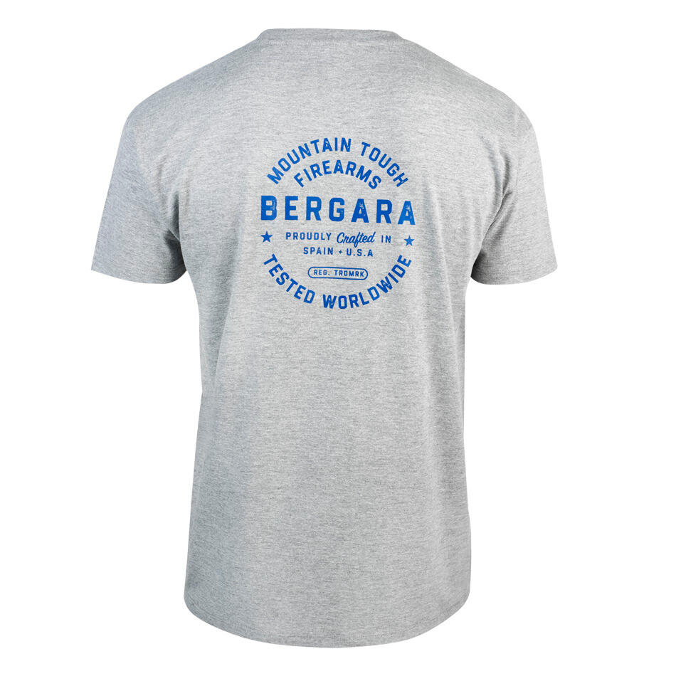 Bergara Stamp Grey Heather Te-Shirt Unisex-M 2/2