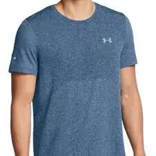 Under Armour Seamless Stride Blue Homme short sleeve jersey