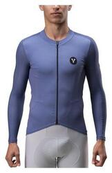 Maillot Manches Longues mi-saison LeBram Turini Bleu Gris