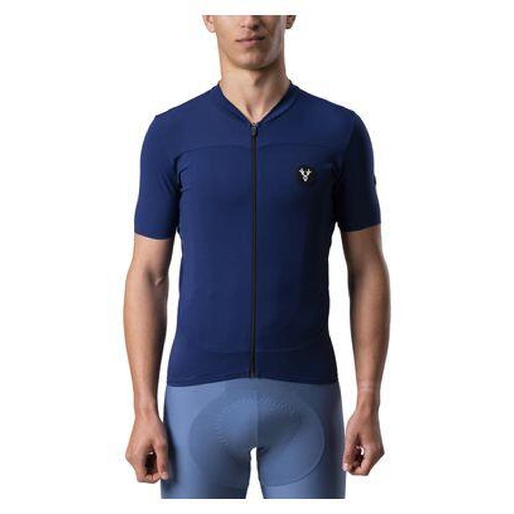Lebram - Maillot Manches Courtes Lebram Ventoux Bleu Marine - Maillot Manches Courtes - Bleu - S - Decathlon