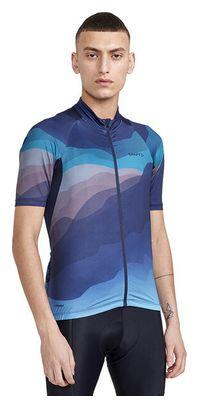 CRAFT Craft Adv Endur Korte Mouw Jersey Blauw Multi Kleuren