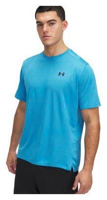 Under armour tech vent jacquard blue heren jersey met korte mouwen